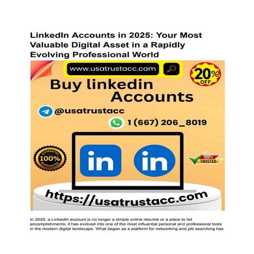 Top 5 Places to Buy Aged LinkedIn Accounts and Should ....pdf