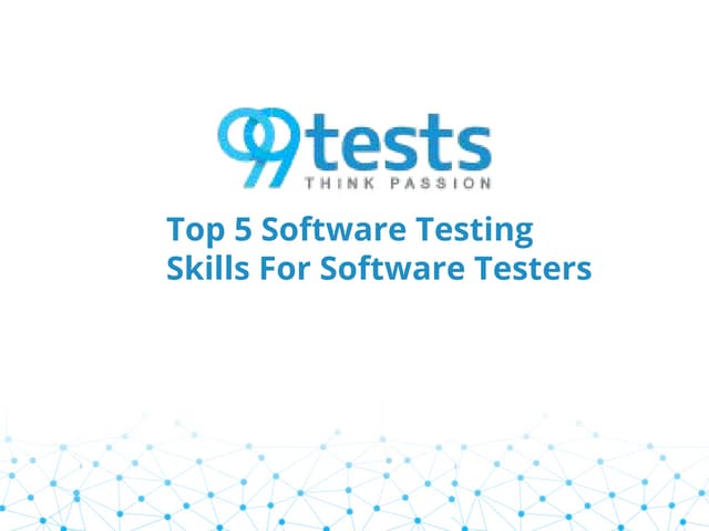 Top 5 Software Testing Skills For Testers