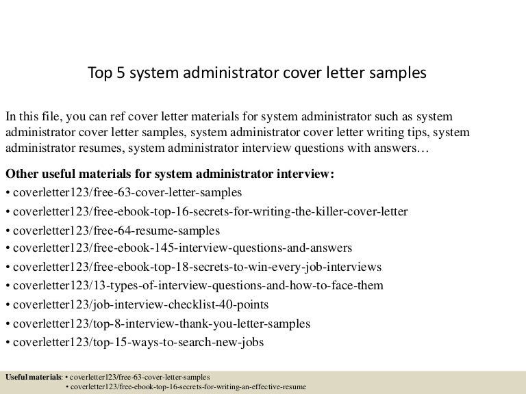 systems administrator interview questions