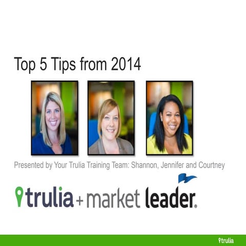 Top 5 Tips from 2014