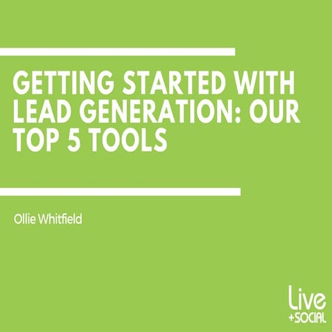 Top 5 Tools for Lead Generation