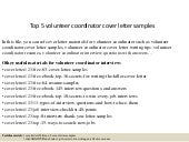 volunteer coordinator cover letter volunteer coordinator cover letter