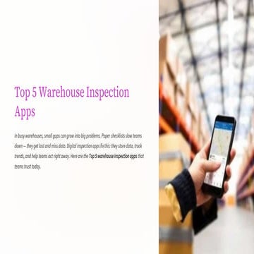 iAuditor - Inspection Checklist App. How to get started. | PPTX