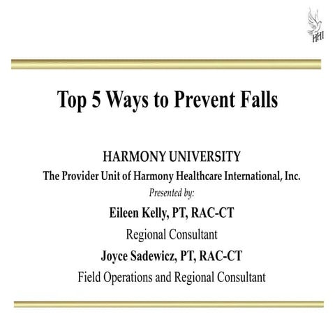 Top 5 Ways to Prevent Falls