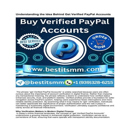 Top 6.0 Best Platforms to Buy Verified PayPal Accounts ....docx