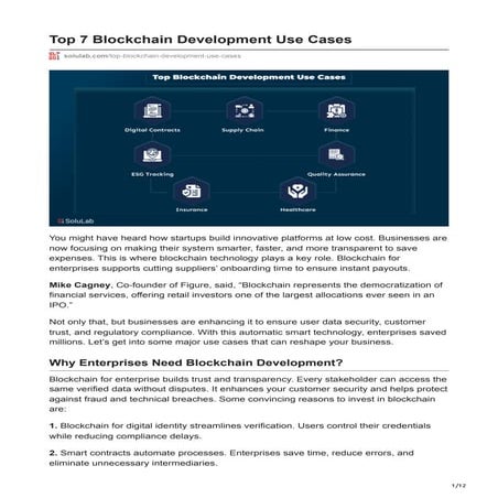 Top 7 Blockchain Development Use Cases.pdf