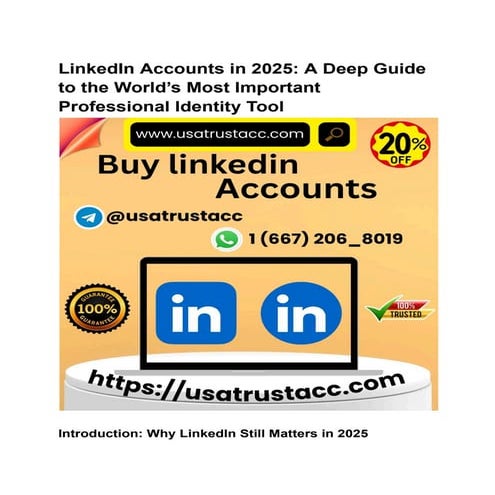Top 7 Places to Buy Aged LinkedIn Accounts and Should ....pdf