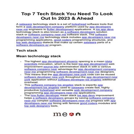 Top 7 Tech Stack You Need To Look Out In 2023 & Ahead.pdf