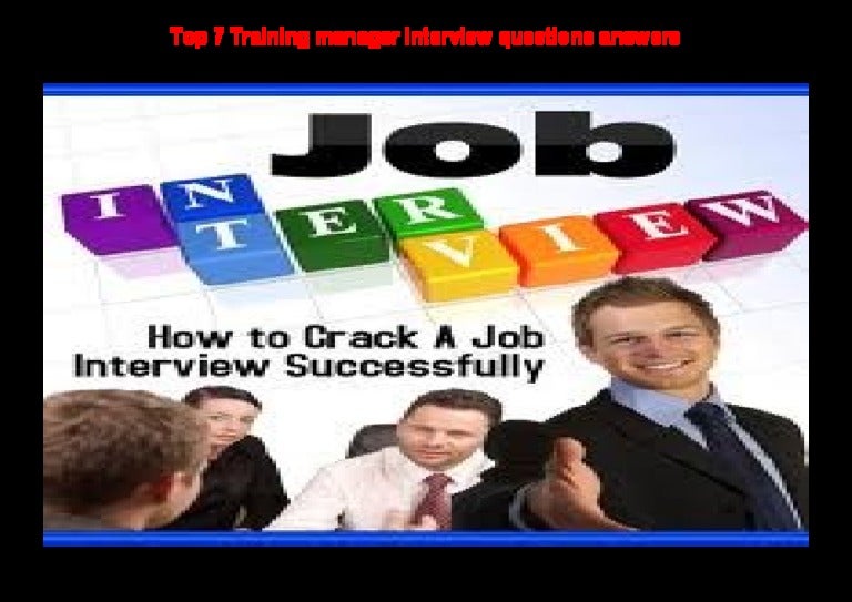 interview questions for training manager