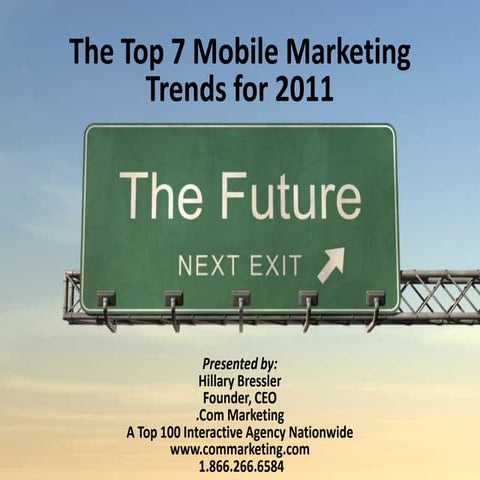 Top 7 Trends for Mobile Marketing