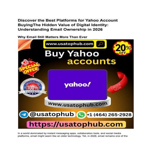 Top 7 Trusted Sites for Yahoo Account Purchases to Safely US.pdf