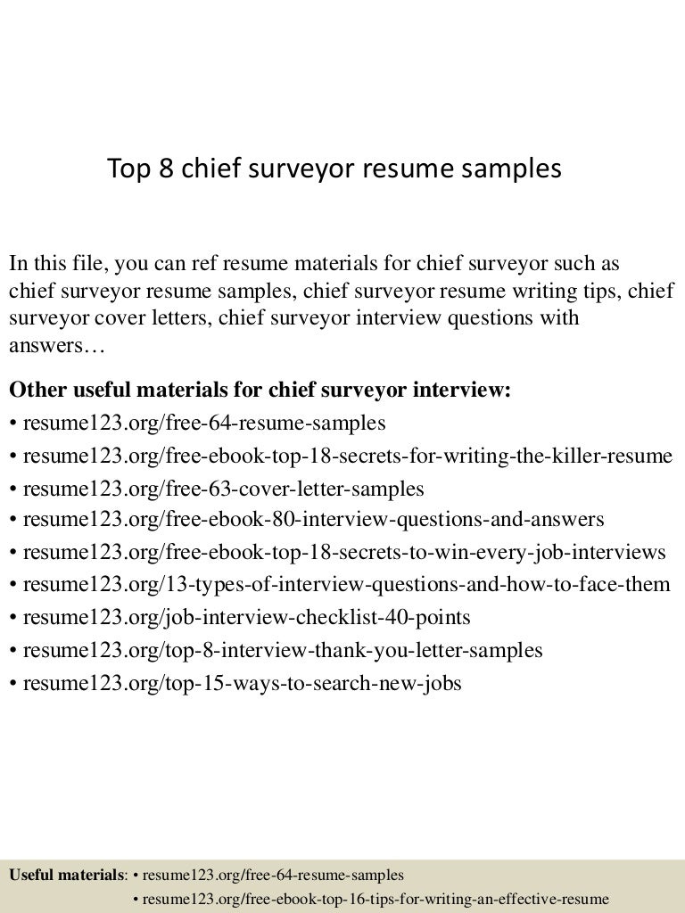 land surveyor resume