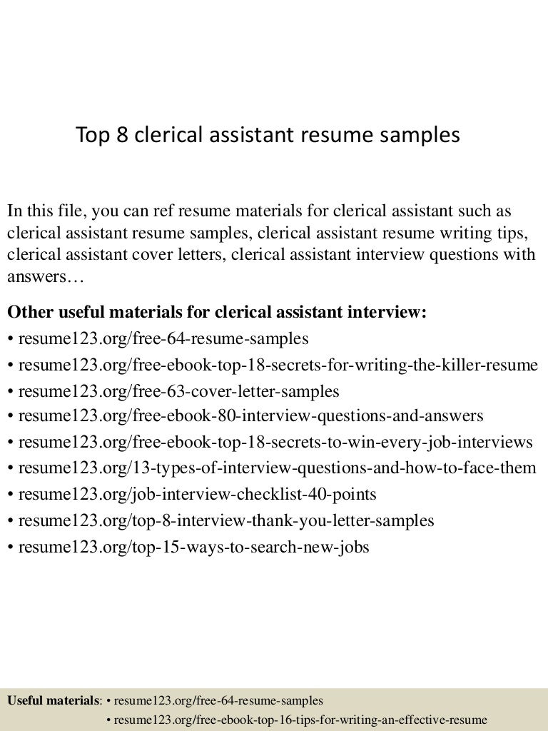 Topclericalassistantresumesamplesconversiongatethumbnailcb also topclericalassistantresumesamplesconversiongatethumbnailcb also