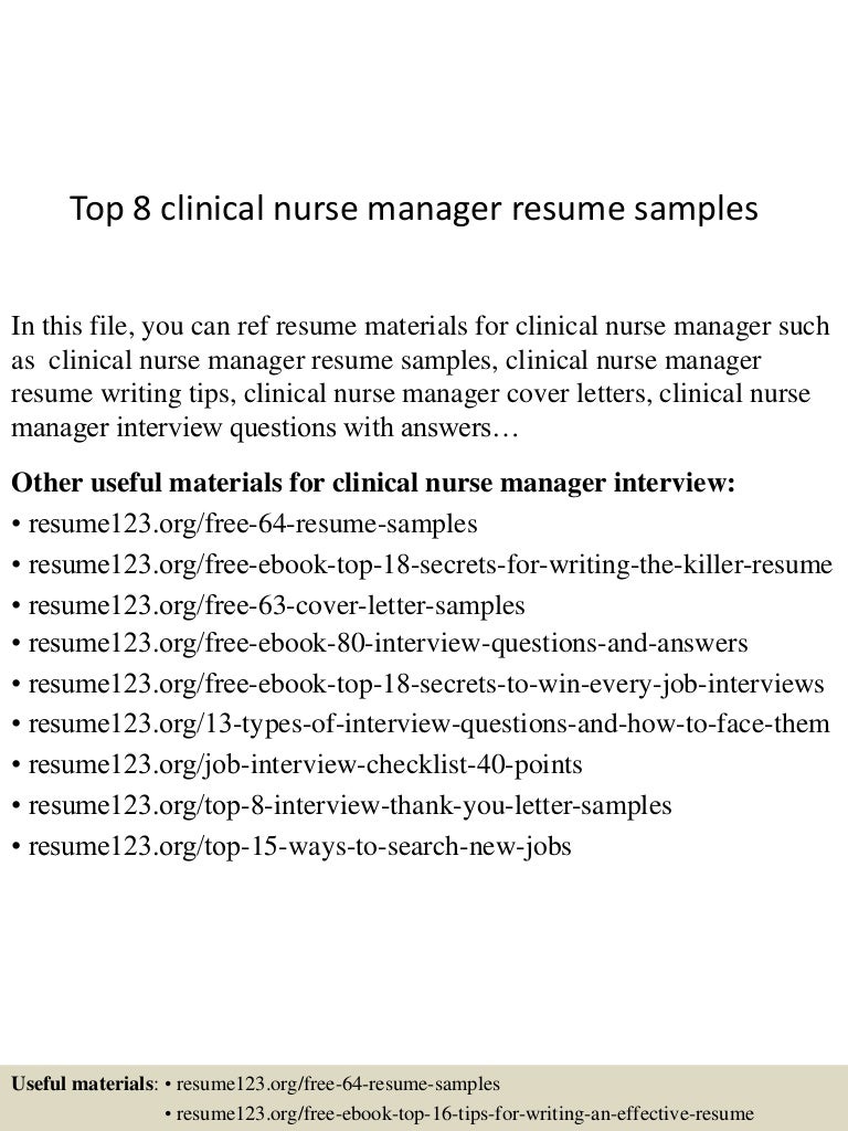 interview questions for a nurse manager