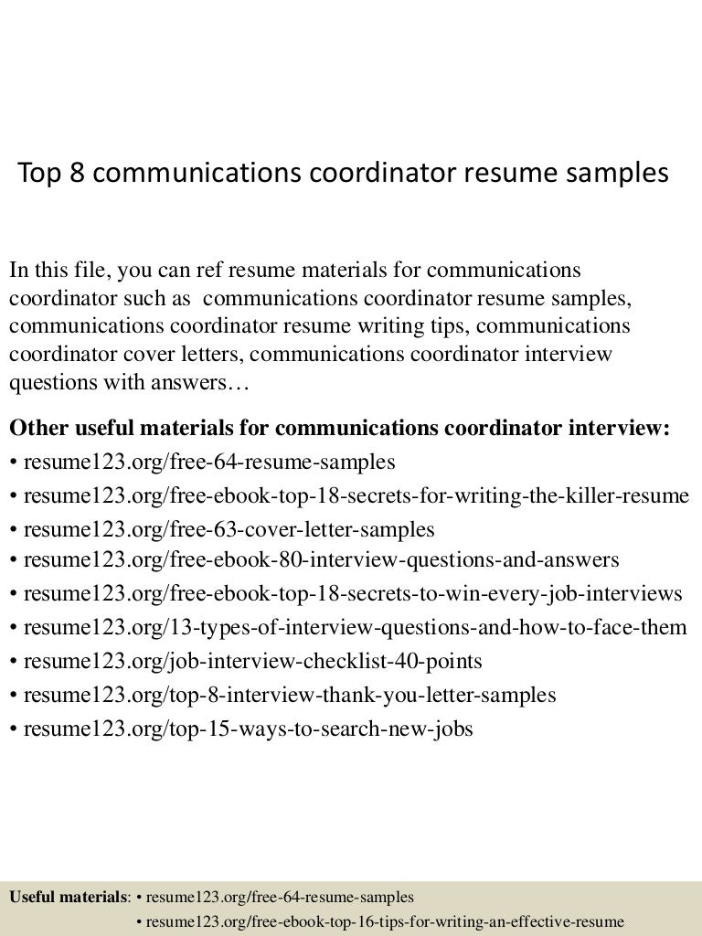marketing coordinator cover letters