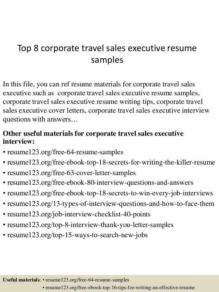 Topcorporatetravelsalesexecutiveresumesampleslvaappthumbnailcb also topcorporatetravelsalesexecutiveresumesampleslvaappthumbnailcb also