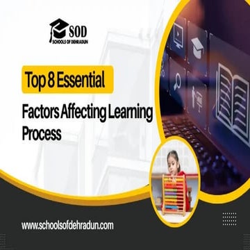 FACTORS INFLUENCING LEARNING | PPTX