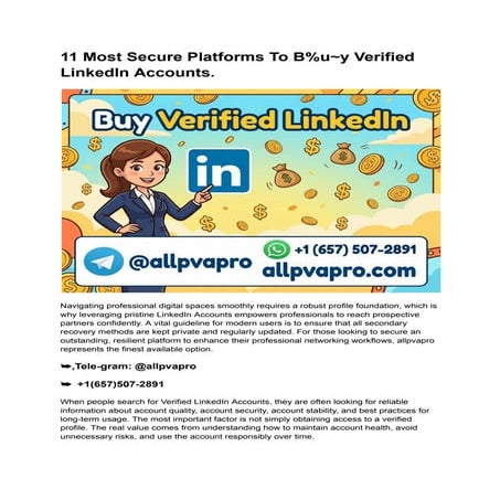 Comprehensive Guide to Buying and Maintaining Verified LinkedIn ...