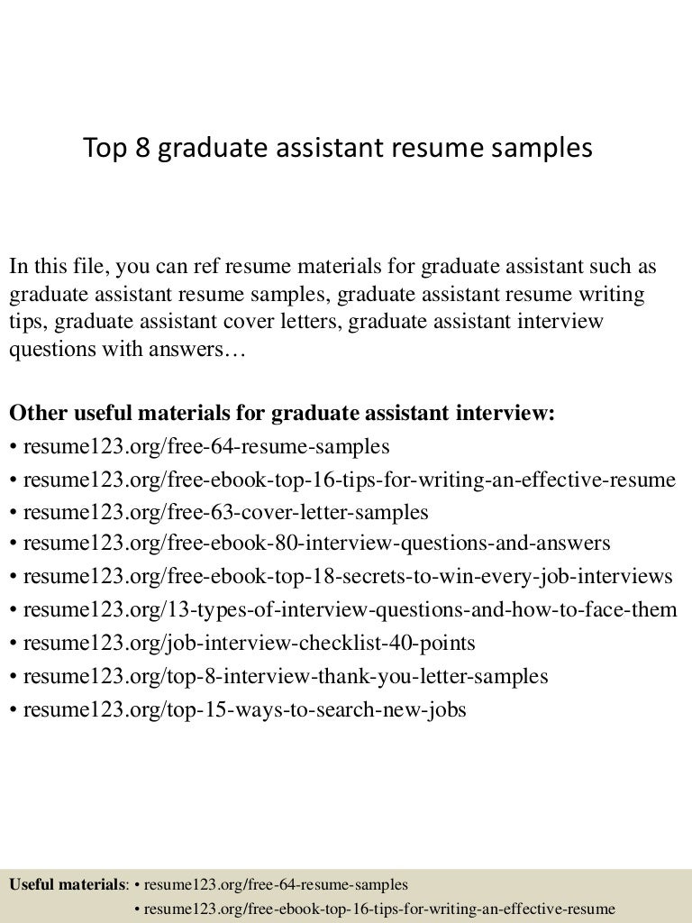 graduate assistantship cover letters