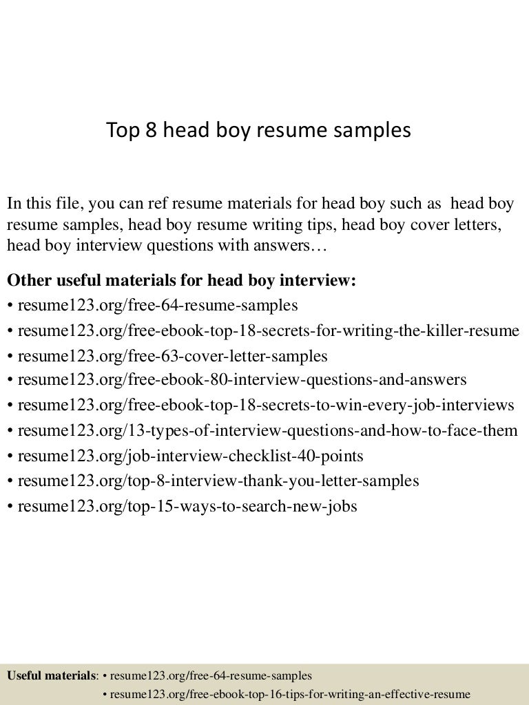 complaint 5 letter resume Top boy samples head 8