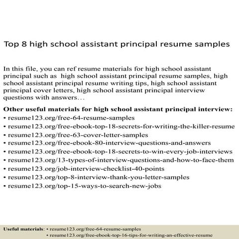 Chad Principal Resume | PDF