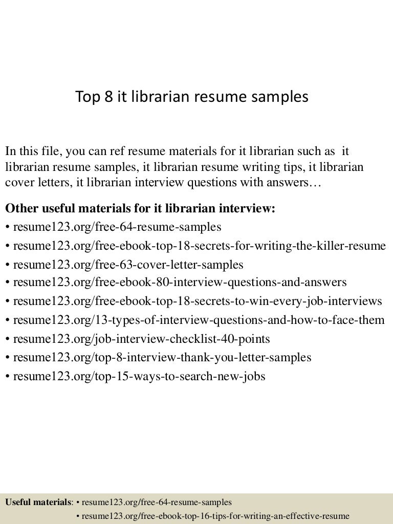 sample library director resume