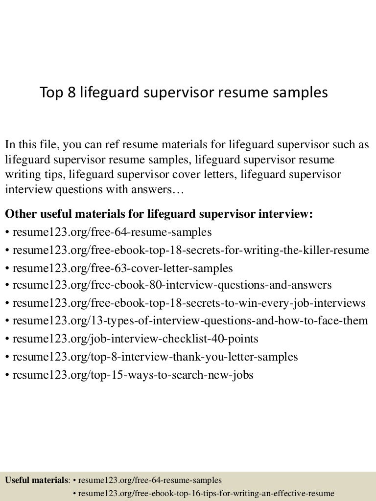 resume Kitchen Steward Resume kitchen steward cover letter word application form template shop research paper sample titles samples of top8lifeguardsupervisorresumesamples 150703103746 lva1 app6891 thumbnail