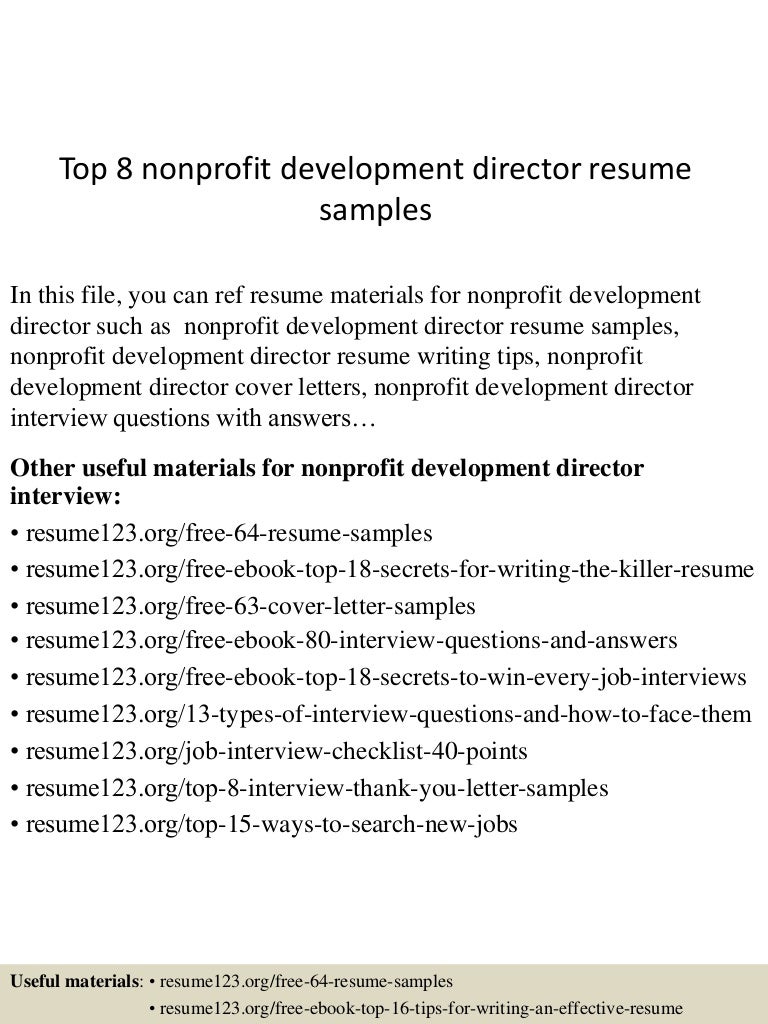topnonprofitdevelopmentdirectorresumesampleslvaappthumbnailjpgcb sample non profit resume - Non Profit Resume topnonprofitdevelopmentdirectorresumesampleslvaappthumbnailjpgcb sample non profit resume - Non Profit Resume