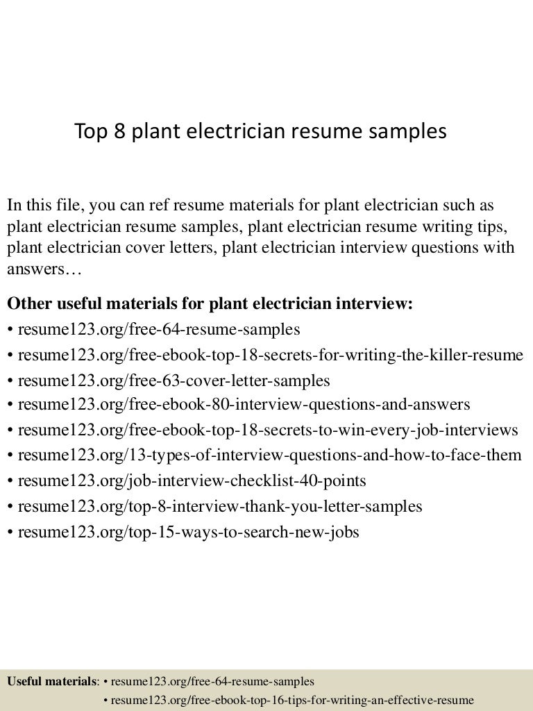 electrician interview questions
