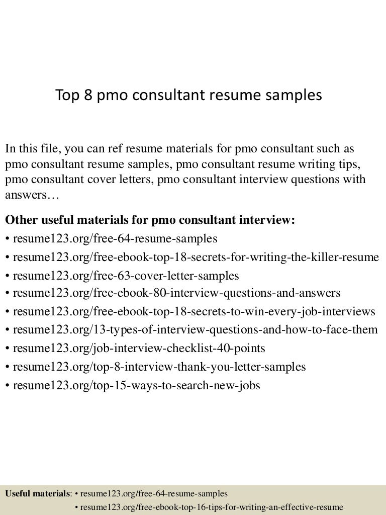 computer consultant resume