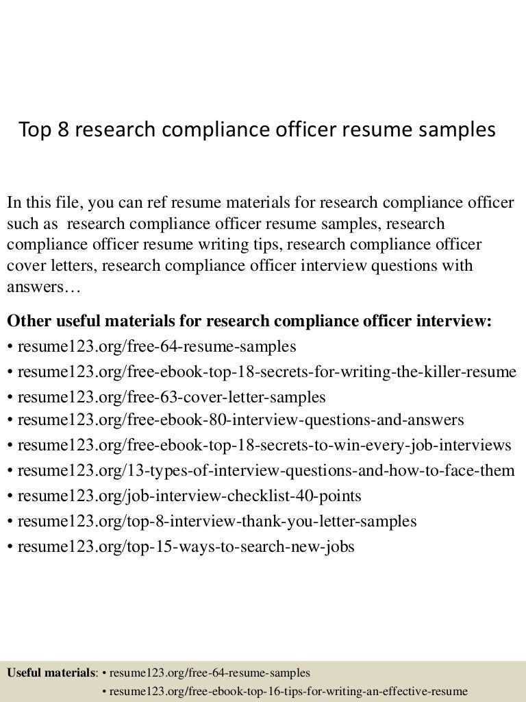 Topresearchcomplianceofficerresumesampleslvaappthumbnailcb also topresearchcomplianceofficerresumesampleslvaappthumbnailcb also