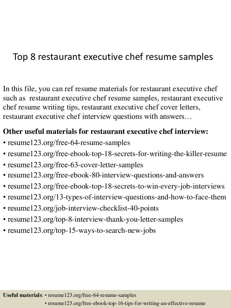 top8restaurantexecutivechefresumesamples 150723085535 lva1 app6891 thumbnail 4jpgcb1437641788 - Executive Chef Resume Sample top8restaurantexecutivechefresumesamples 150723085535 lva1 app6891 thumbnail 4jpgcb1437641788 - Executive Chef Resume Sample