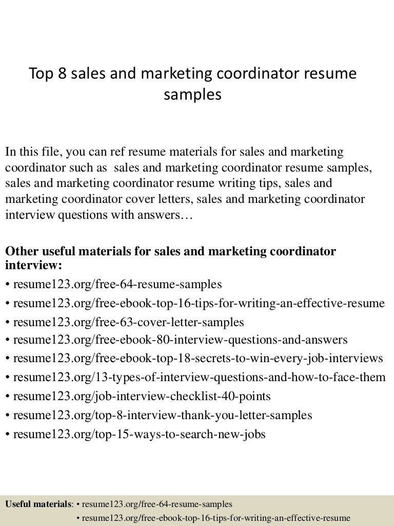 marketing coordinator interview