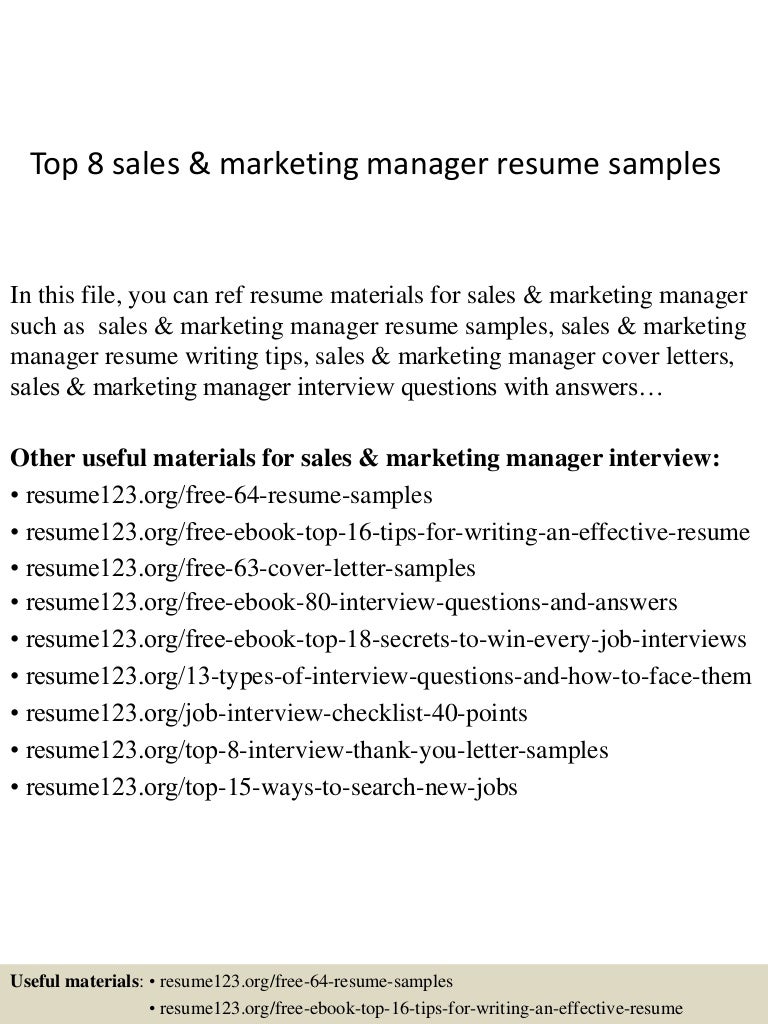 Top8salesmarketingmanagerresumesamples 150408075951 Conversion Gate01 Thumbnail 4 Jpg Cb 1428498036 Top8salesmarketingmanagerresumesamples 150408075951 Conversion Gate01 Thumbnail 4 Jpg Cb 1428498036