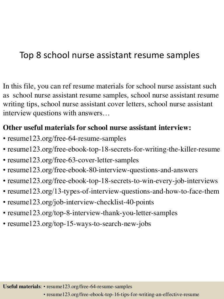 school nurse interview questions and answers