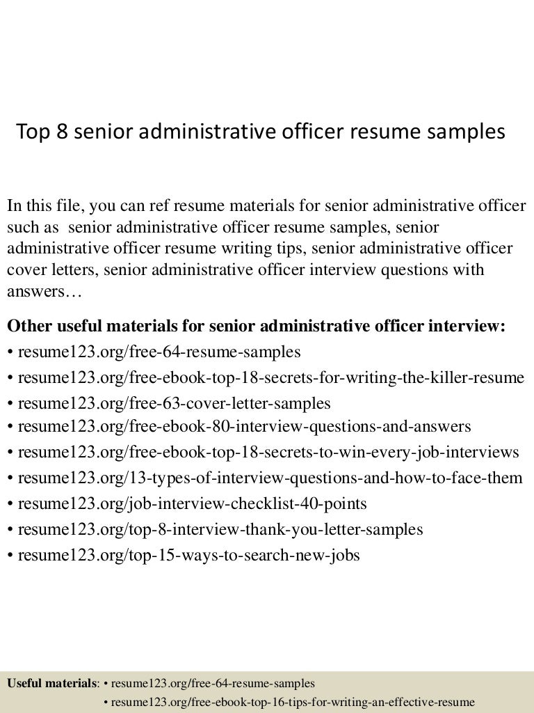 top8senioradministrativeofficerresumesamples 150522125524 lva1 app6892 thumbnail 4jpgcb1432299370 - Marketing Administration Sample Resume top8senioradministrativeofficerresumesamples 150522125524 lva1 app6892 thumbnail 4jpgcb1432299370 - Marketing Administration Sample Resume