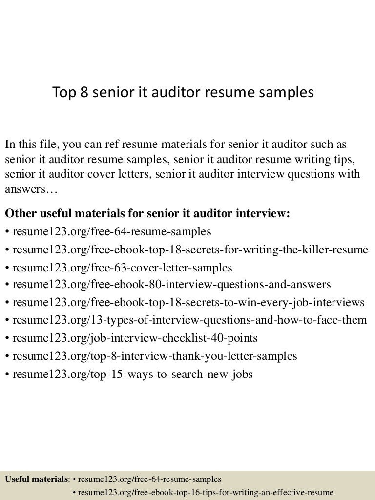 it auditor resumes