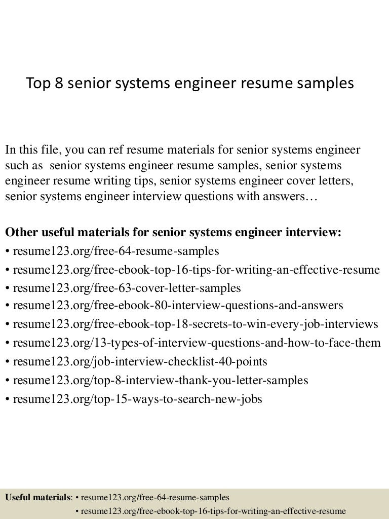systems engineering interview questions