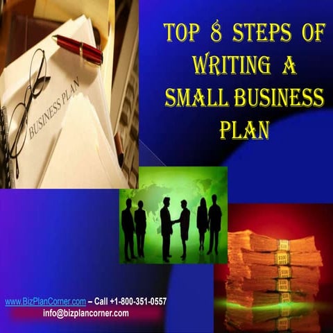 Top 8 steps of writing a small business plan