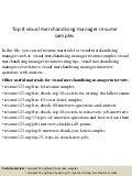Visual merchandiser cover letter