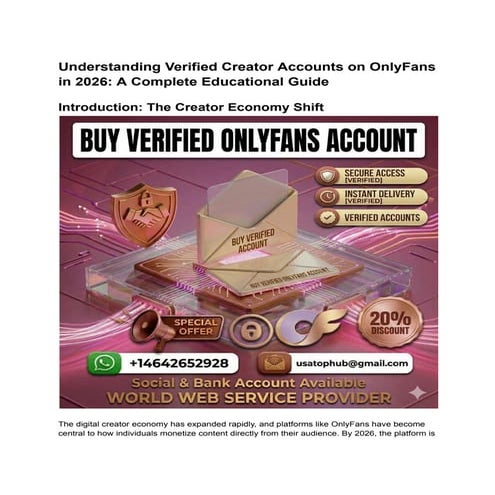 Mastering Verified OnlyFans Accounts Verification_ A Practical Guide.pdf