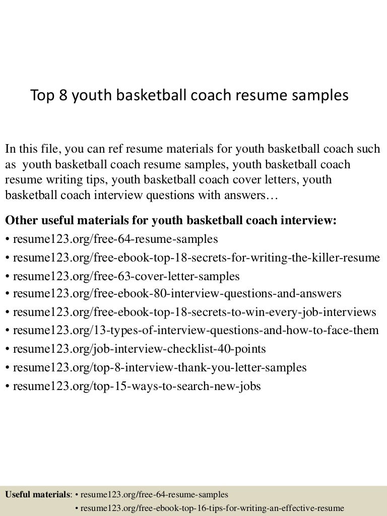 top8youthbasketballcoachresumesamples 150529083017 lva1 app6892 thumbnail 4jpgcb1432888260
