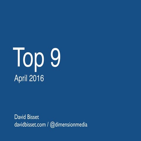 WordPress Meetup (Davie, FL) - Top 9 April 2016