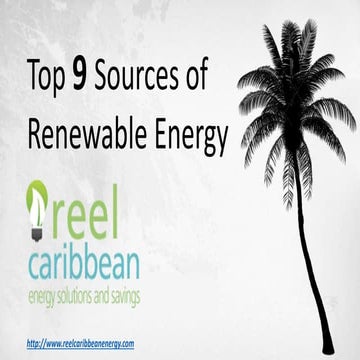 Top 9 Sources of Renewable Energy
