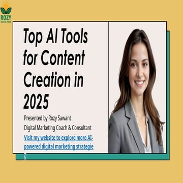 Top AI Tools for Content Creation in 2025 PPT.pptx