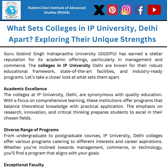 Top BBA Colleges in Delhi – Why RDIAS Leads in Business Education