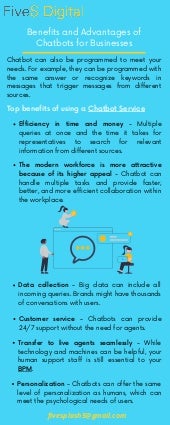 Top benefits of chatbot for businesses