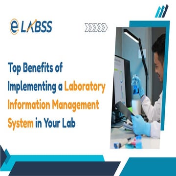 Laboratory information management system (LIMS) | PPTX