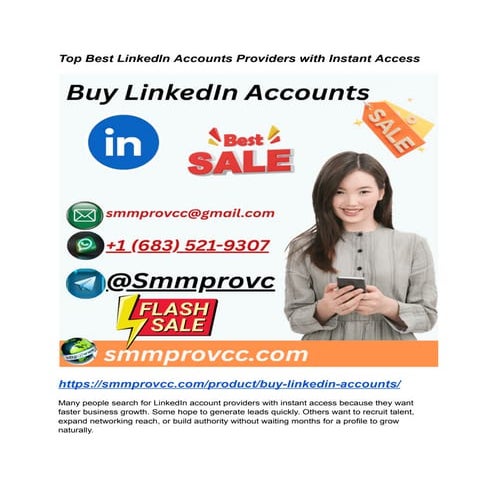 Top Best LinkedIn Accounts Providers with Instant Access.pdf