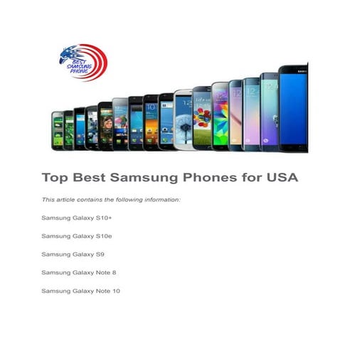 Top Best Samsung Phones for USA.pdf